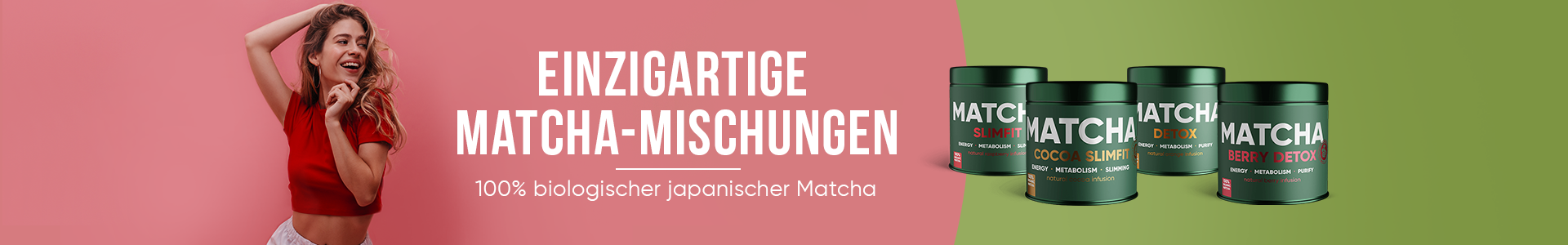 Matcha Grüner-Tee Pulver