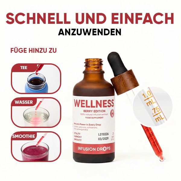 Berry Wellness Infusiоn Drops | WOWTEA Wellness Berry infusion drops PP Gallery 600x600 8 DE