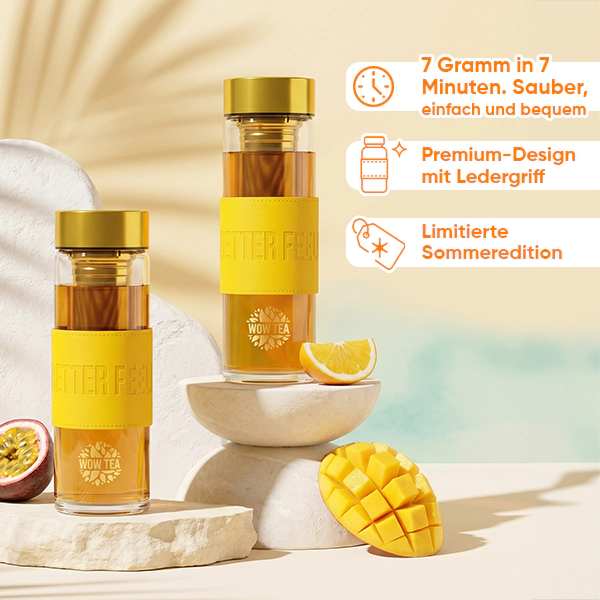 Stylische Tropicana-Teeflasche | WOW TEA Stylish Tropicana Bottle PP Gallery 600x600 6 DE