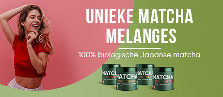 Groene thee matcha poeder