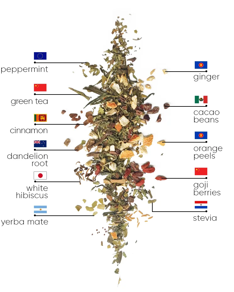 Mint SlimFit Thee | WOW TEA Belgium 🇧🇪 Mint SlimFit Thee | Slimfit mint ingredients