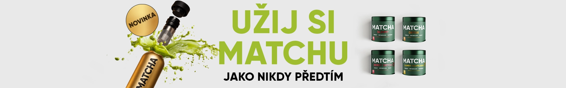 Zelený Matcha čaj prášek