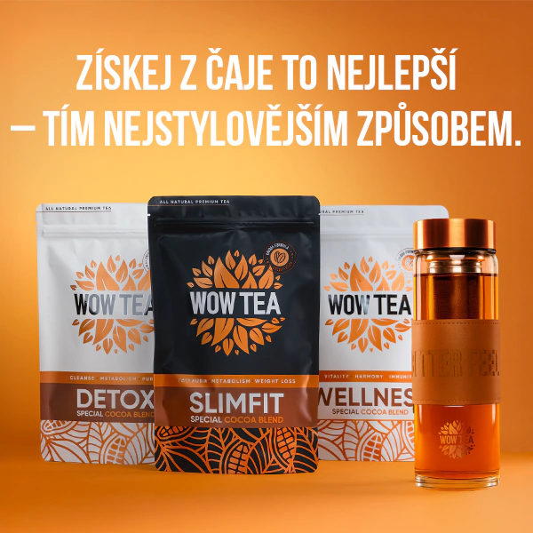 Stylová láhev na čaj | WOW TEA ADS INFUSION DROPS SLIMFIT CZ