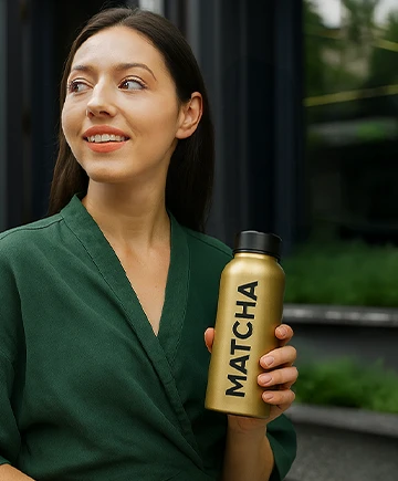 Matcha-Flasche | WOW Tea Deutschland 🇩🇪 Matcha-Flasche | thermos matcha PP the perfect mixture banner m
