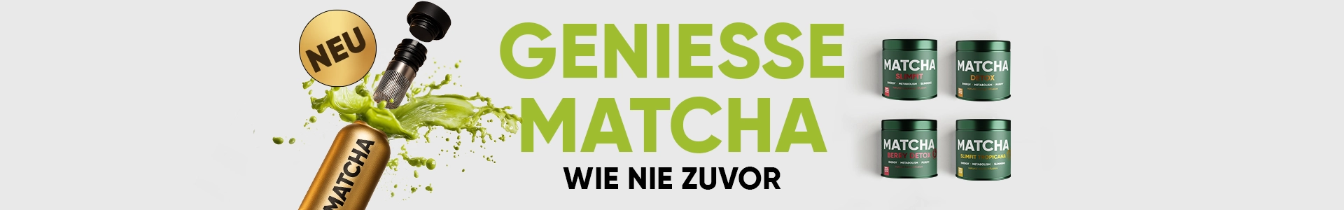 Grüner Matcha Tee Pulver