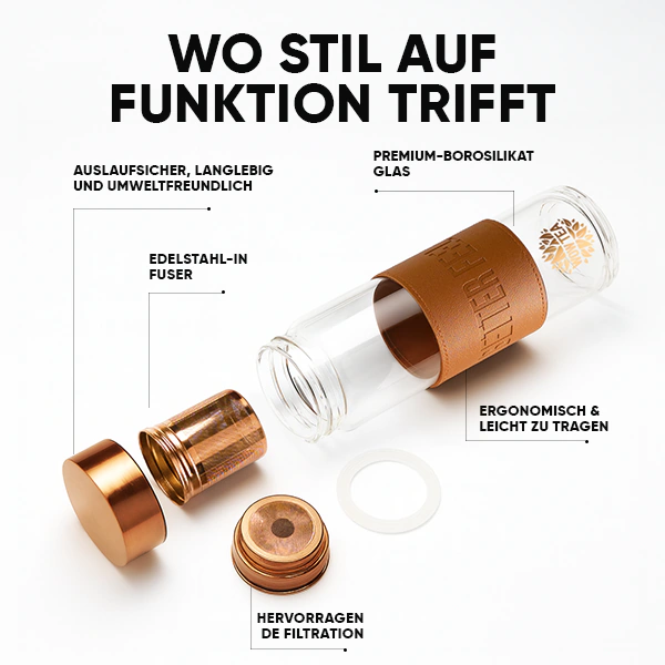 Stilvolle Teeflasche | WOWTEA Cocoa Bottle PP Gallery 600x600 04export DE