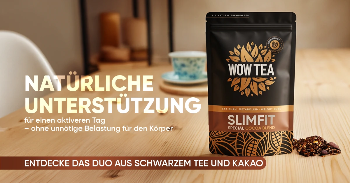 Schwarzer Tee und Kakao – das perfekte Duo für Stoffwechsel und Vitalität | wowtea blog black tea banner DE 2
