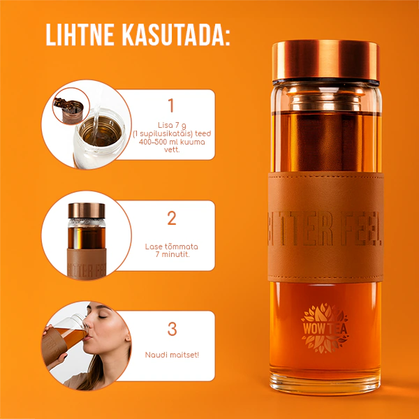 Stiilne teepudel | WOWTEA Cocoa Bottle PP Gallery 600x600 07export EE