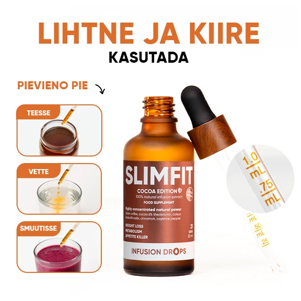 Cocoa Slimfit Infusion Drops | WOWTEA Slimfit Cocoa infusion drops PP Gallery 600x600 8 EE