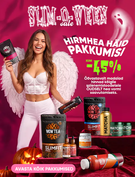 Kodu | WOW Tea Estonia 🇪🇪 Kodu | WOWTEA Slimoween 2026 WEB Index Banner M EE