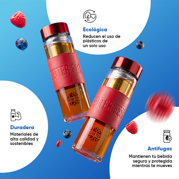 Elegante Berry botella para té | WOW TEA NEW STYLISH BERRY BOTTLE GALLERY 2 ES 1