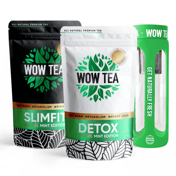 Τσάι αδυνατίσματος + Τσάι Μέντας Detox - WOWTEA