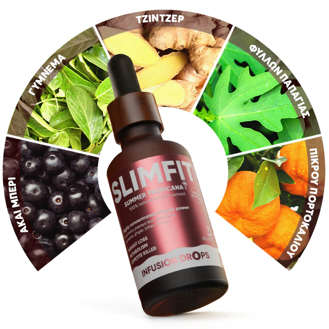Tropicana SlimFit Infusion Drops | WOWTEA SLIMFIT TROPICANA Infusion Drops Ingredients GR