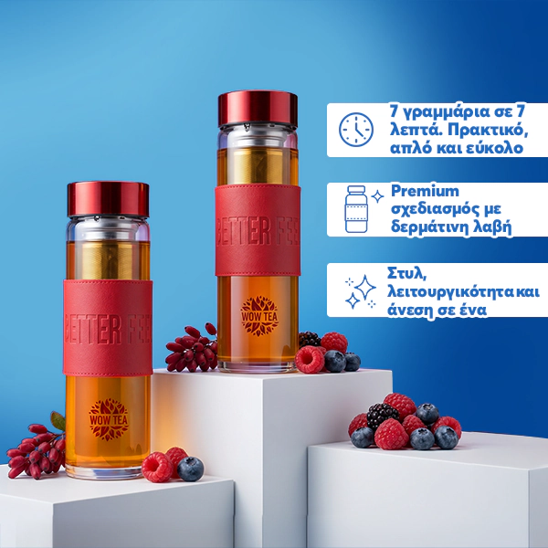 Κομψό μπουκάλι τσαγιού Berry | WOW TEA NEW STYLISH BERRY BOTTLE GALLERY 5 GR 1