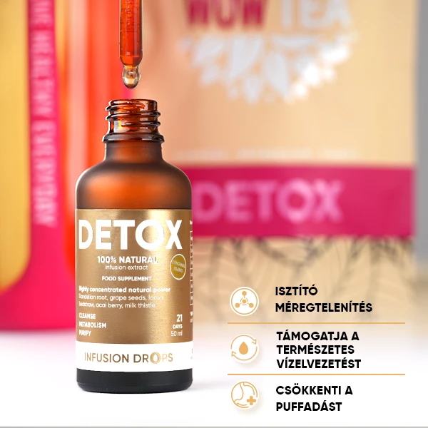 Detox Infusiоn Drops | WOWTEA Detox Classic Infusion Drops PP Gallery 600x600 4 HU 1