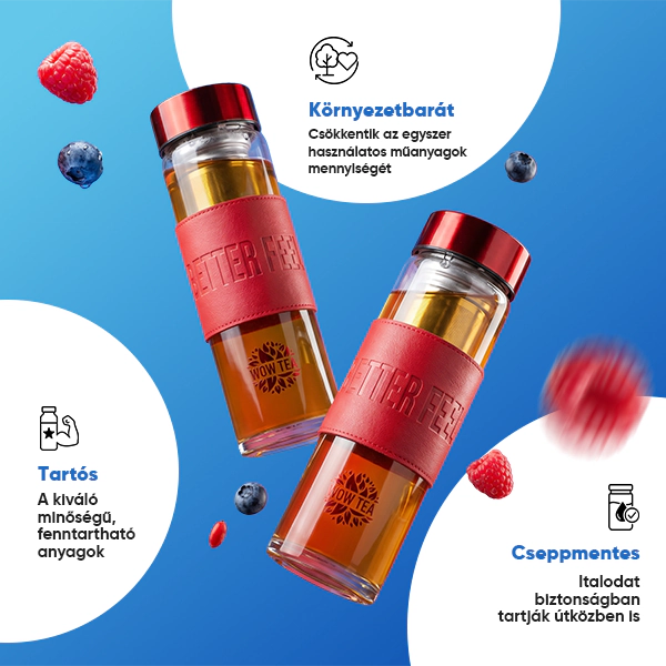 Stílusos Berry teás palack | WOW TEA NEW STYLISH BERRY BOTTLE GALLERY 2 HU 1