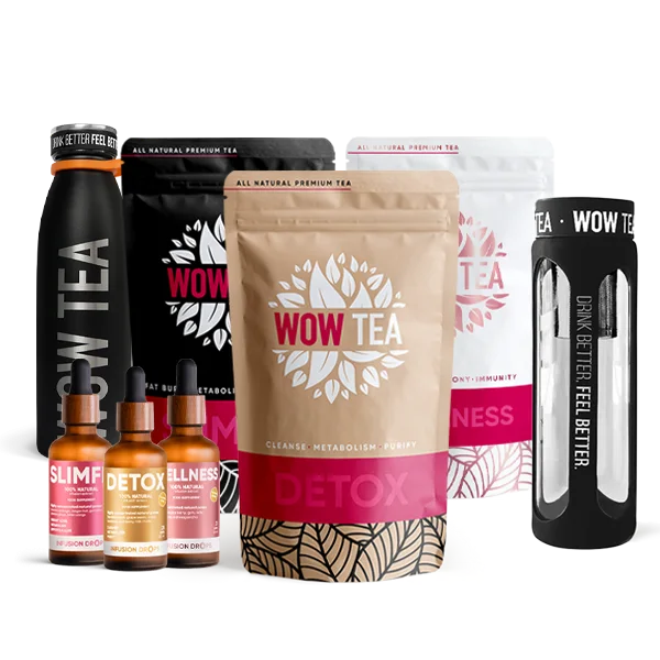 3 teas- 3 drops- bottle - thermos Full Infusion Collection Plus | 3 teas 3 drops bottle thermos