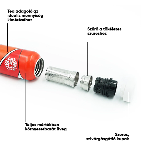 ARTea termosz szűrővel | WOW Tea Hungary 🇭🇺 ARTea termosz szűrővel | wowtea web artea bottle parts M HU