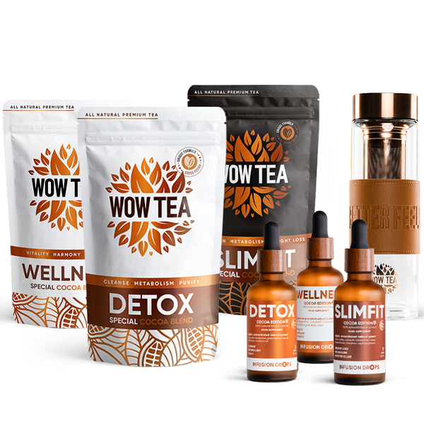 3 teas+3drops-bottle Cocoa Infusion Collection Plus | 3 teas3drops bottle