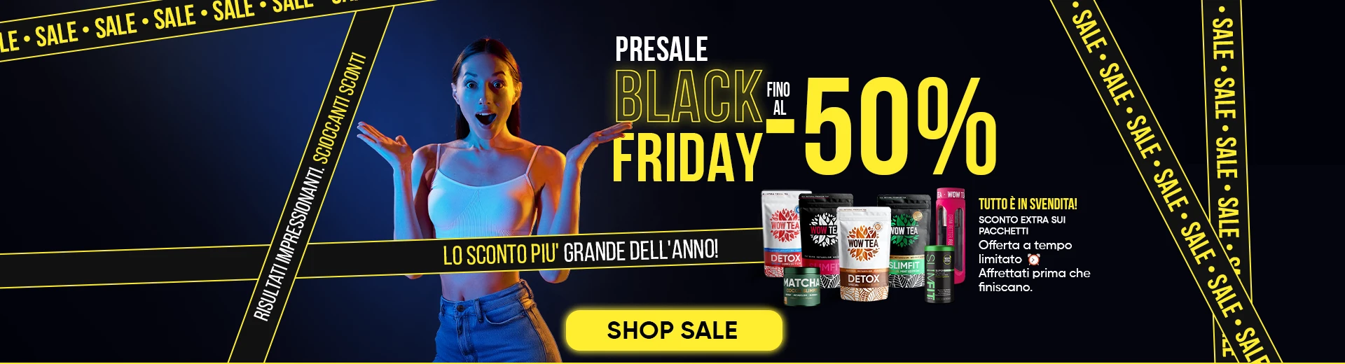 WOWTEA PRESALE BLACK FRIDAY 2024 WEB Index Banner D IT