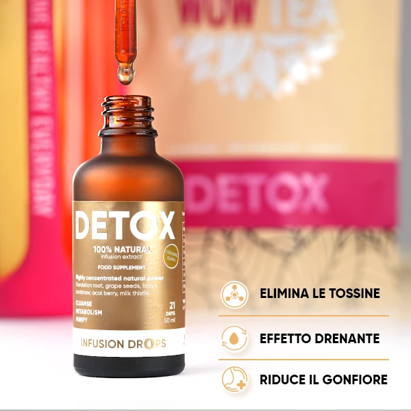 Double Detox Infusion | WOWTEA Detox Classic Infusion Drops PP Gallery 600x600 4 IT