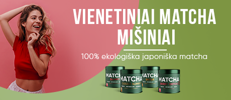 Matcha žaliosios arbatos milteliai