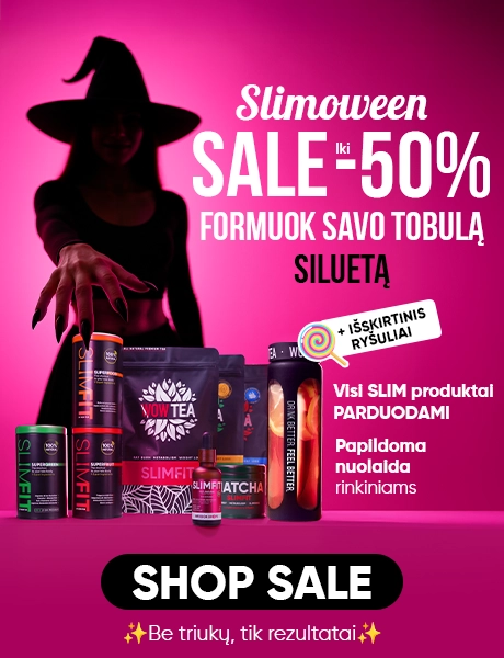 Pagrindinis puslapis | WOWTEA Slimoween 2025 WEB Index Banner m LT