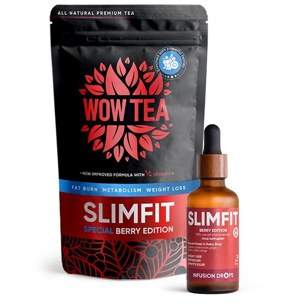 Double Berry Slim Infusion | bundle tea drops slimfit
