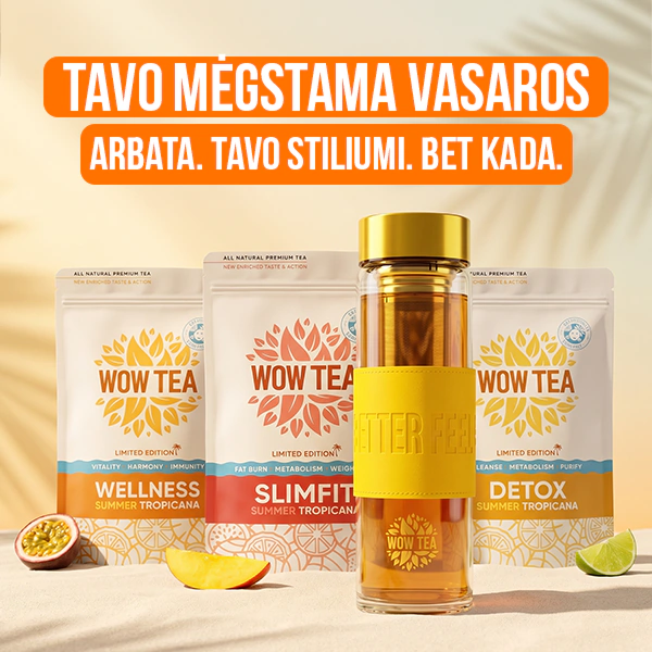 Stilingas Tropicana arbatos buteliukas | WOW TEA Stylish Tropicana Bottle PP Gallery 600x600 8 LT