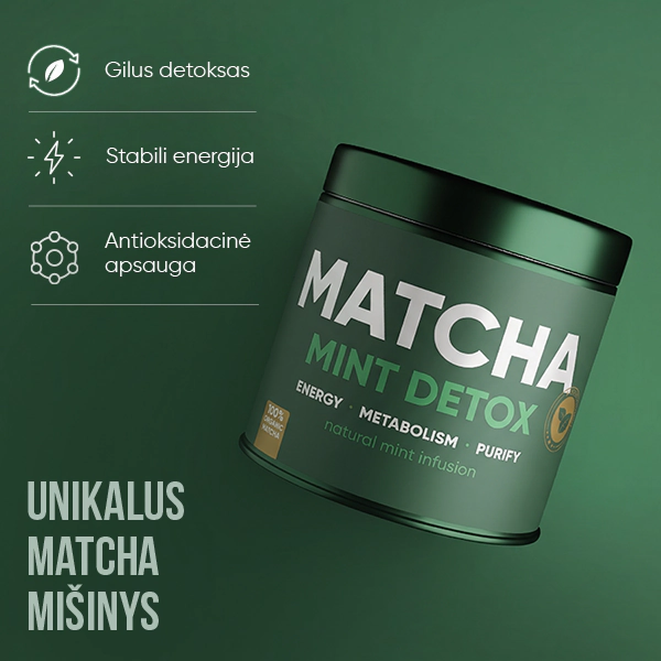 Matcha Mint Detox Arbata | wowtea matcha mint detox gallery 2 LT