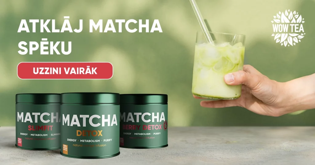 Matcha zaļās tējas pulveris