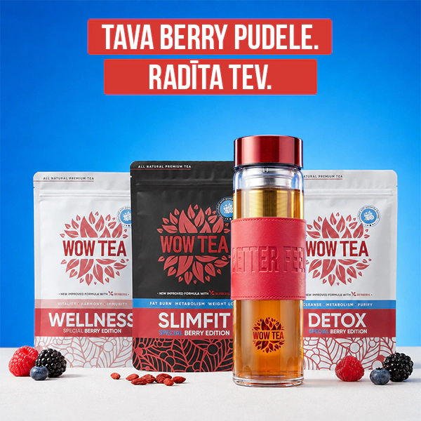 Stilīgā Berry pudele tējai | WOW TEA NEW STYLISH BERRY BOTTLE GALLERY 7 LV 1