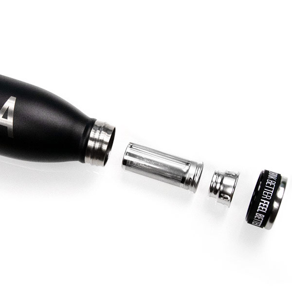 Термос со инфузер за чај – црн | product images black thermos 2