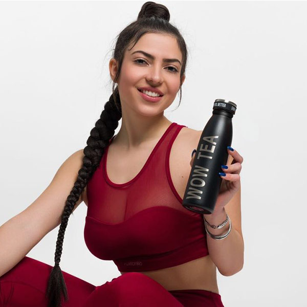 Термос со инфузер за чај – црн | product images black thermos 4