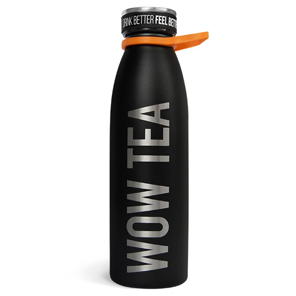 Термос со инфузер за чај – црн | wow tea Thermos black product image 1