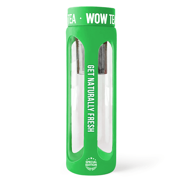 Шише со инфузер за чај – зелено | Green bottle product image 600x600 1