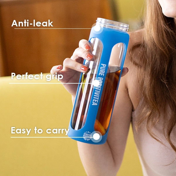 Шише со инфузер за чај – сино | WOWTEA SITE Gallery Blue Bottle Berry 2023 04