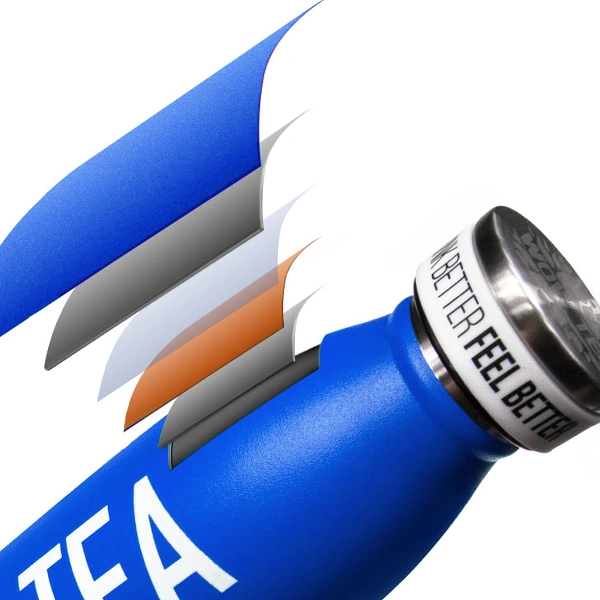 Термос со инфузер за чај – син | WOW TEA WEB Blue Thermos PP Gallery 5