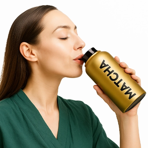 Матча шише | Thermos matcha how to prepare 3