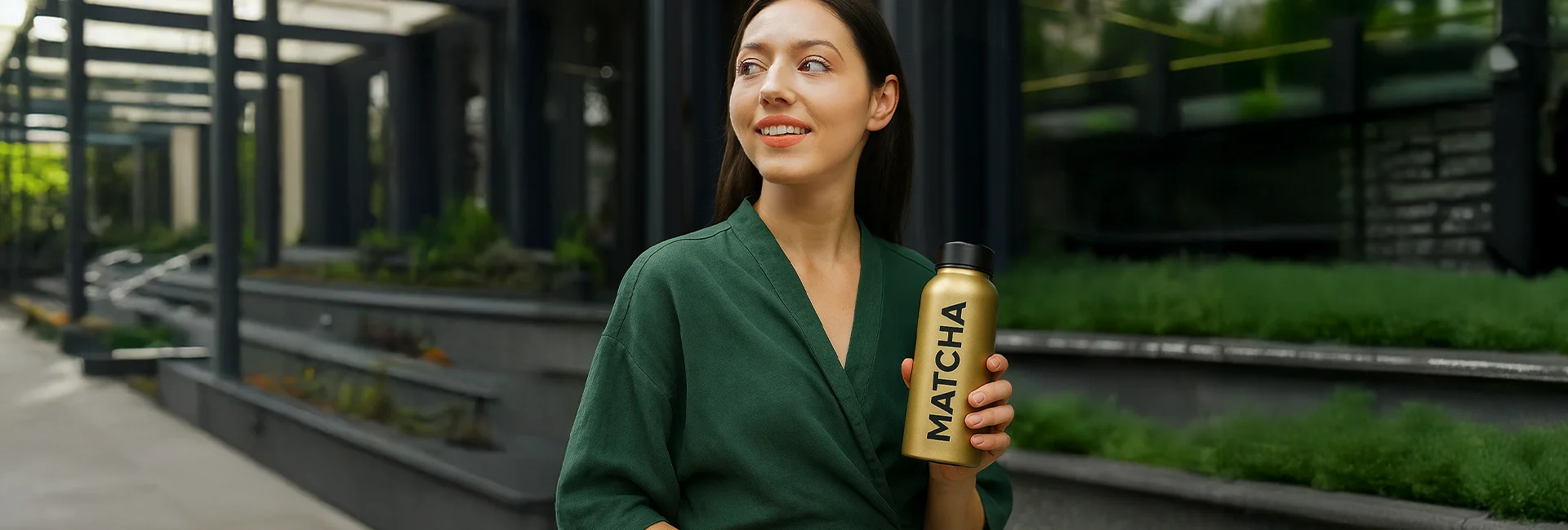Матча шише | thermos matcha PP the perfect mixture banner d