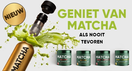 Groene thee matcha poeder