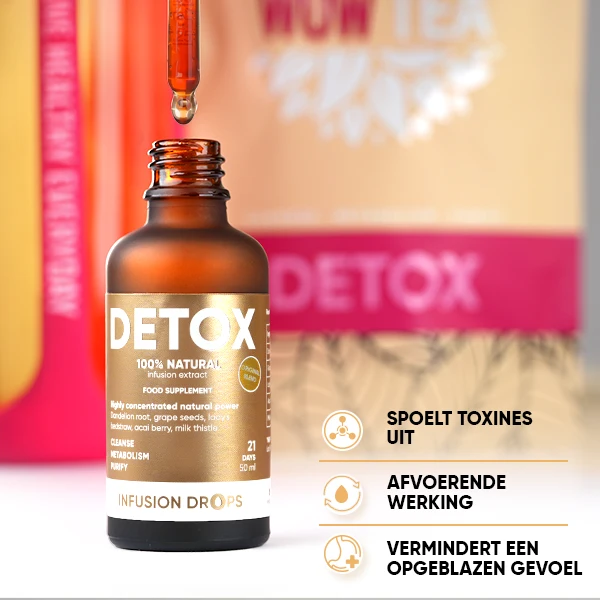 Double Detox Infusion | WOWTEA Detox Classic Infusion Drops PP Gallery 600x600 4 NL