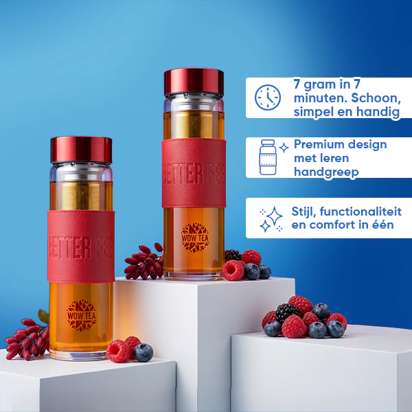 Stijlvolle Berry theefles | WOW TEA NEW STYLISH BERRY BOTTLE GALLERY 5 NL 1