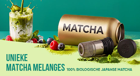 Groene thee matcha poeder