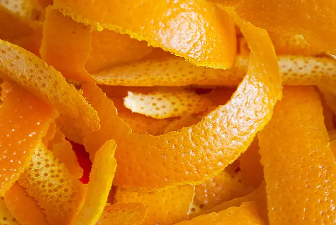 orange peels