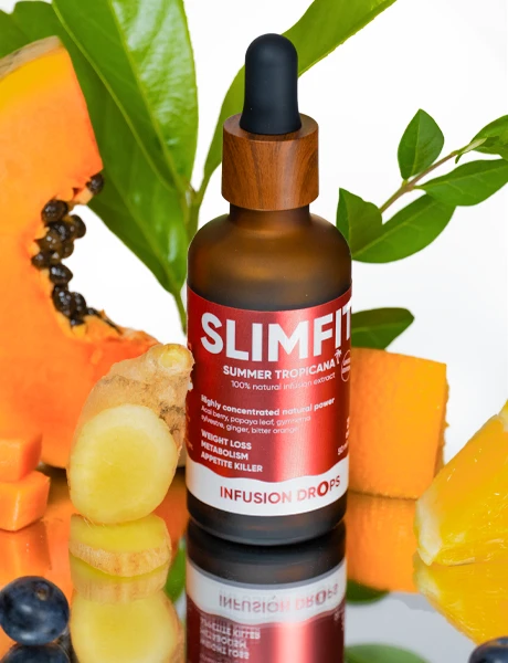 Slimfit Tropicana Infusiоn Drops | WOWTEA WEB PP Slimfit Infusion Drops Ingredients m 1