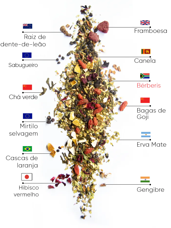 Chá Berry SlimFit | wow tea berry slimfit ingredients D PT