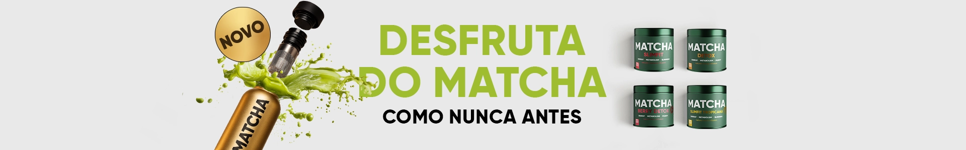 Pó de Chá Verde Matcha