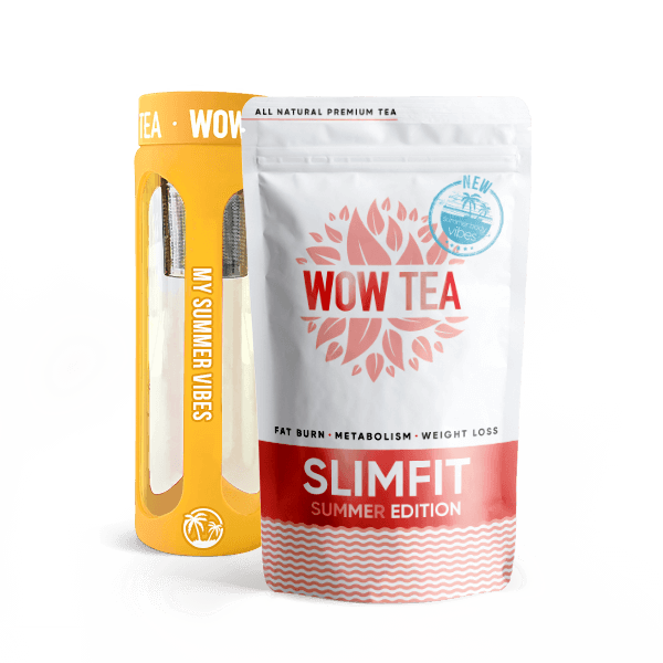 Summer Slimfit Te + Flaska (Gul)