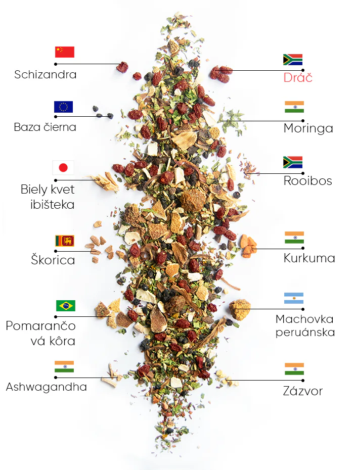 Berry Wellness Čaj | wow tea berry wellness ingredients D SK